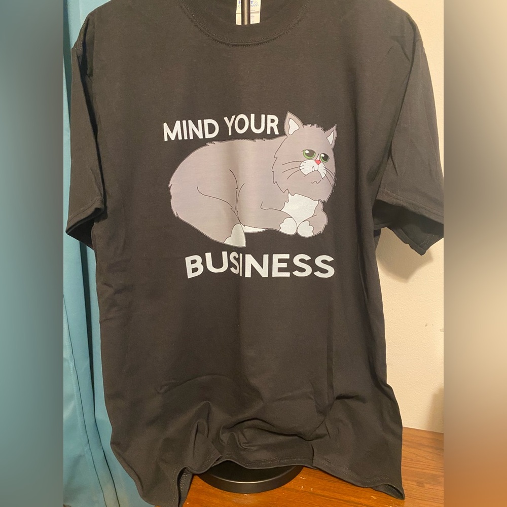 NWT!! MIND YOUR BUSINESS- Mr. Business tee